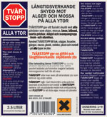 Tv�rstopp 1+9, 2,5 liter