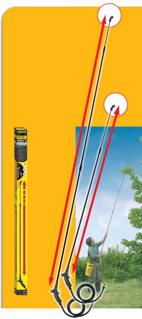 Teleskoplans 3.6 meter utdragen