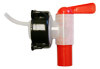 Plastkran 18 mm snabb med avluftning, 50 mm lock