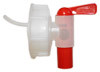 Plastkran snabb 18 mm m avluftning, 61 mm lock