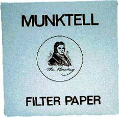 Filterpapper runda, diameter 12 cm, 100 stycken