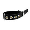 Fodrat l�derhalsband, 55cm x 40mm