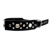 Fodrat l�derhalsband, 70cm x 50mm