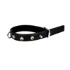 Fodrat l�derhalsband, 45cm x 25mm