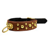Fodrat l�derhalsband, 50cm x 35mm