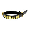 Fodrat l�derhalsband, 55cm x 25mm