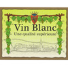 Vinetiketter Vin Blanc 30 st