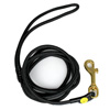Runt koppel, 6 mm, svart, 1,8 m