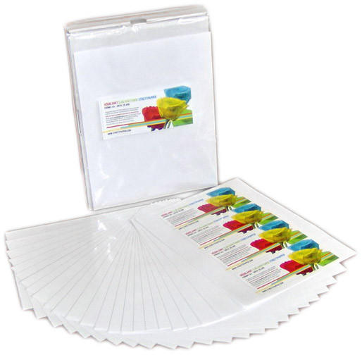 Sj�lvh�ftande Etikettpapper 25 st A4 ark